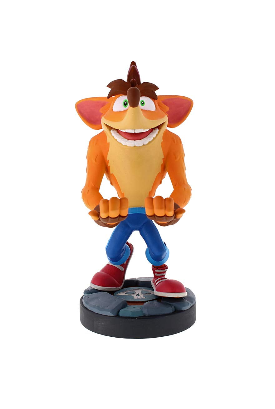 Cable Guys Crash Bandicoot Gaming Controller and Smartphone Stand (8 in Height) v2qc2