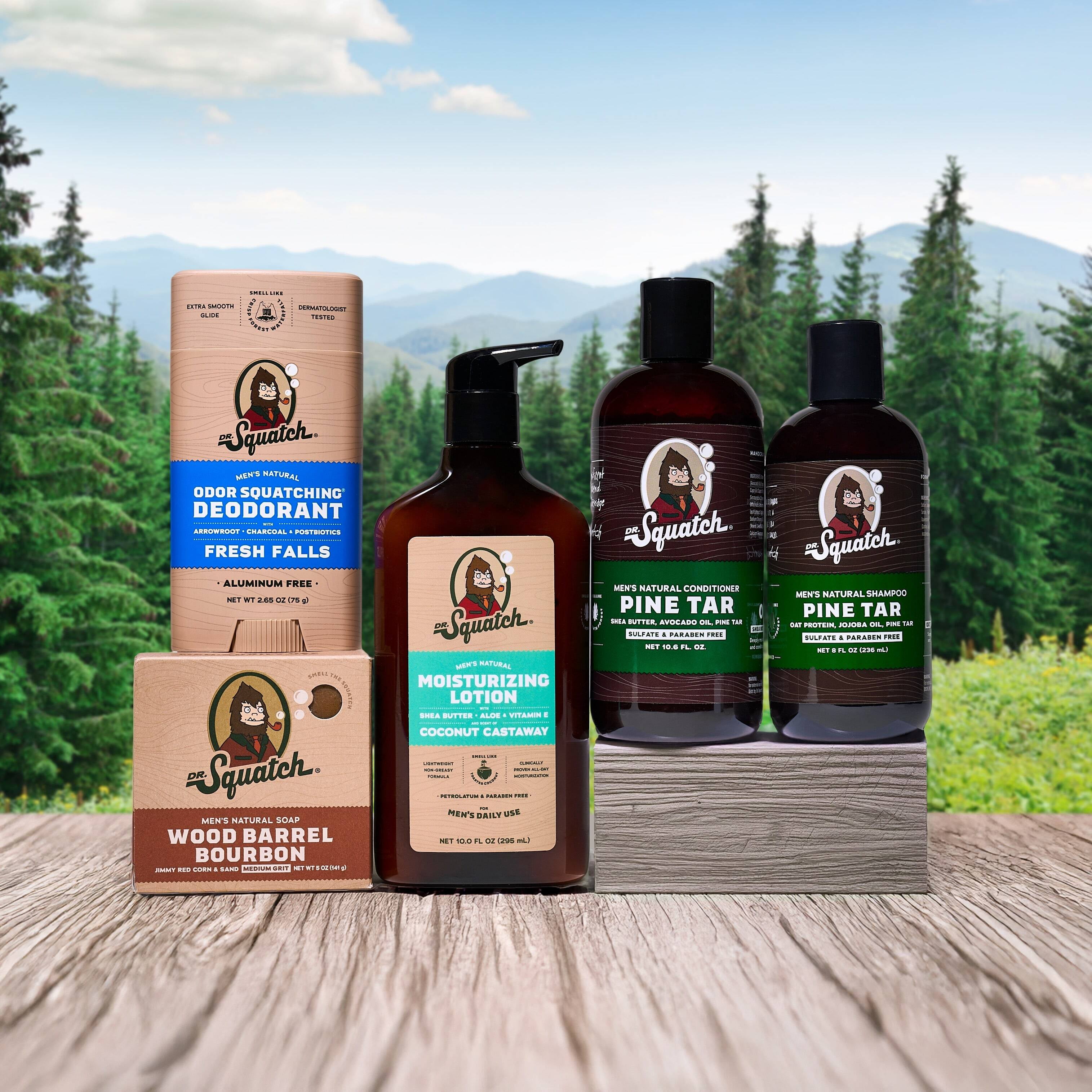 Dr. Squatch Men's Soap, Natural Exfoliating Bar Soap with Summer Citrus Scent (5 oz) k49pm