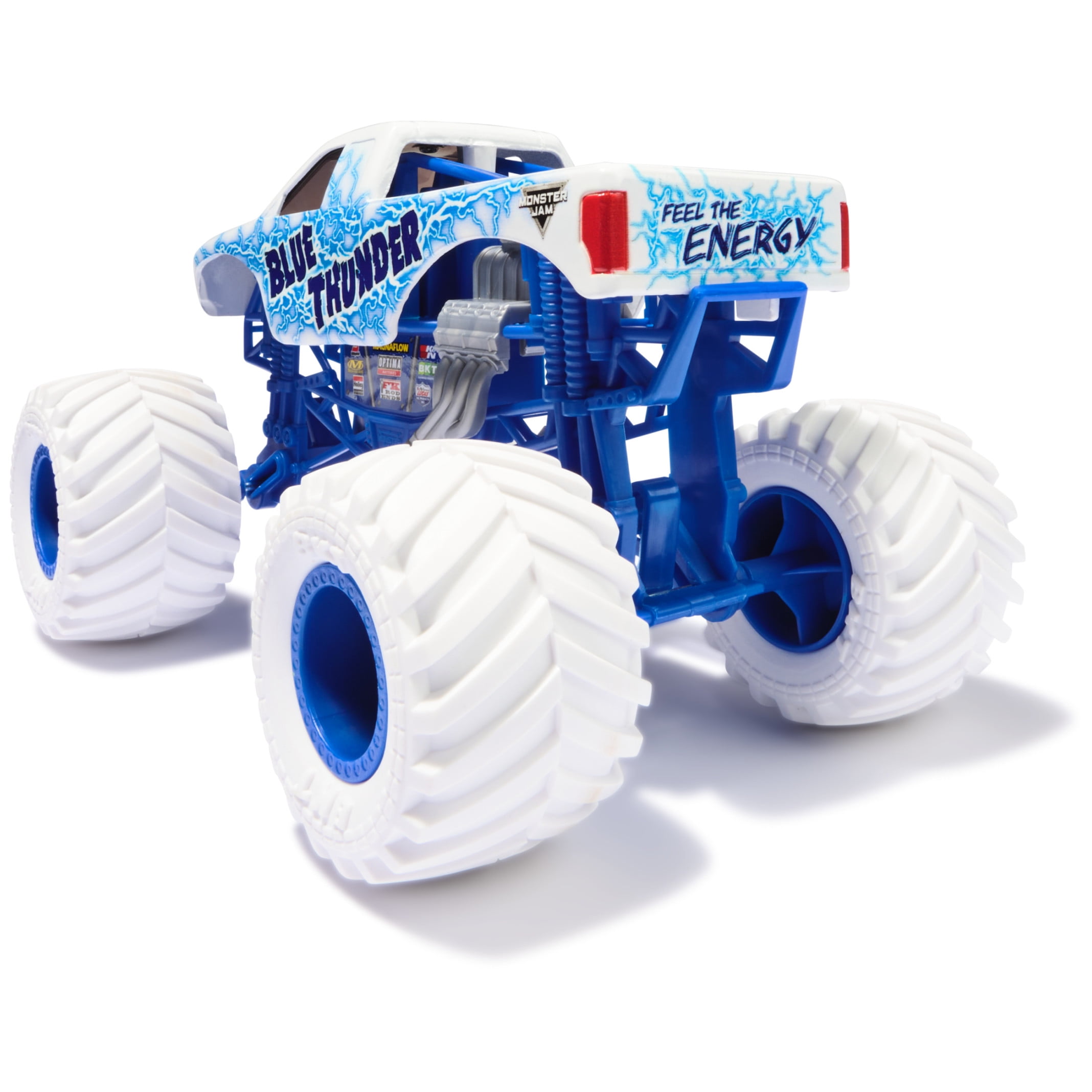 Monster Jam Official Blue Thunder Monster Truck (Blue, 1:24 Scale) bcvri