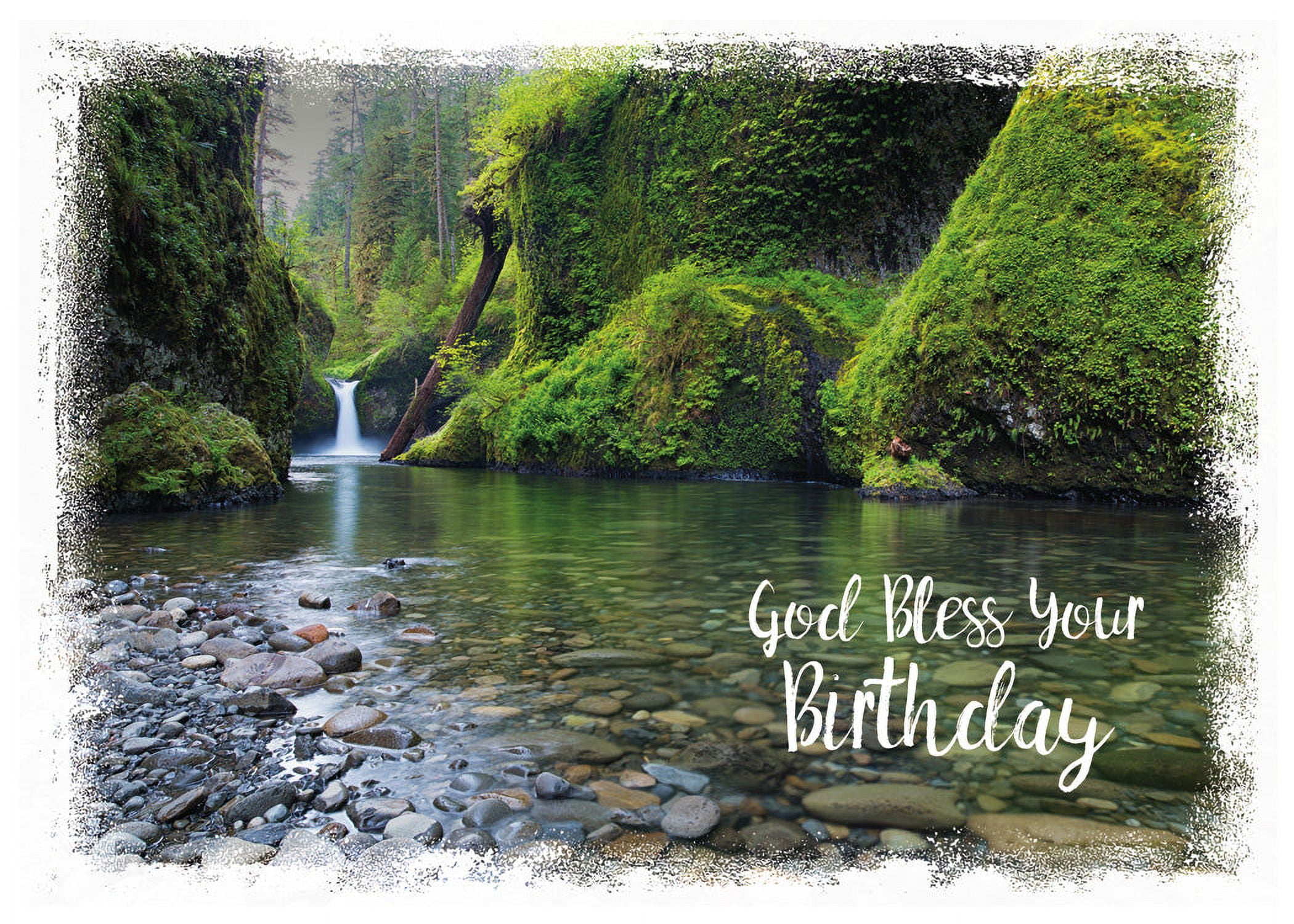Warner Press Birthday Greeting Cards Scenic Views Collection (12 Count) hti62