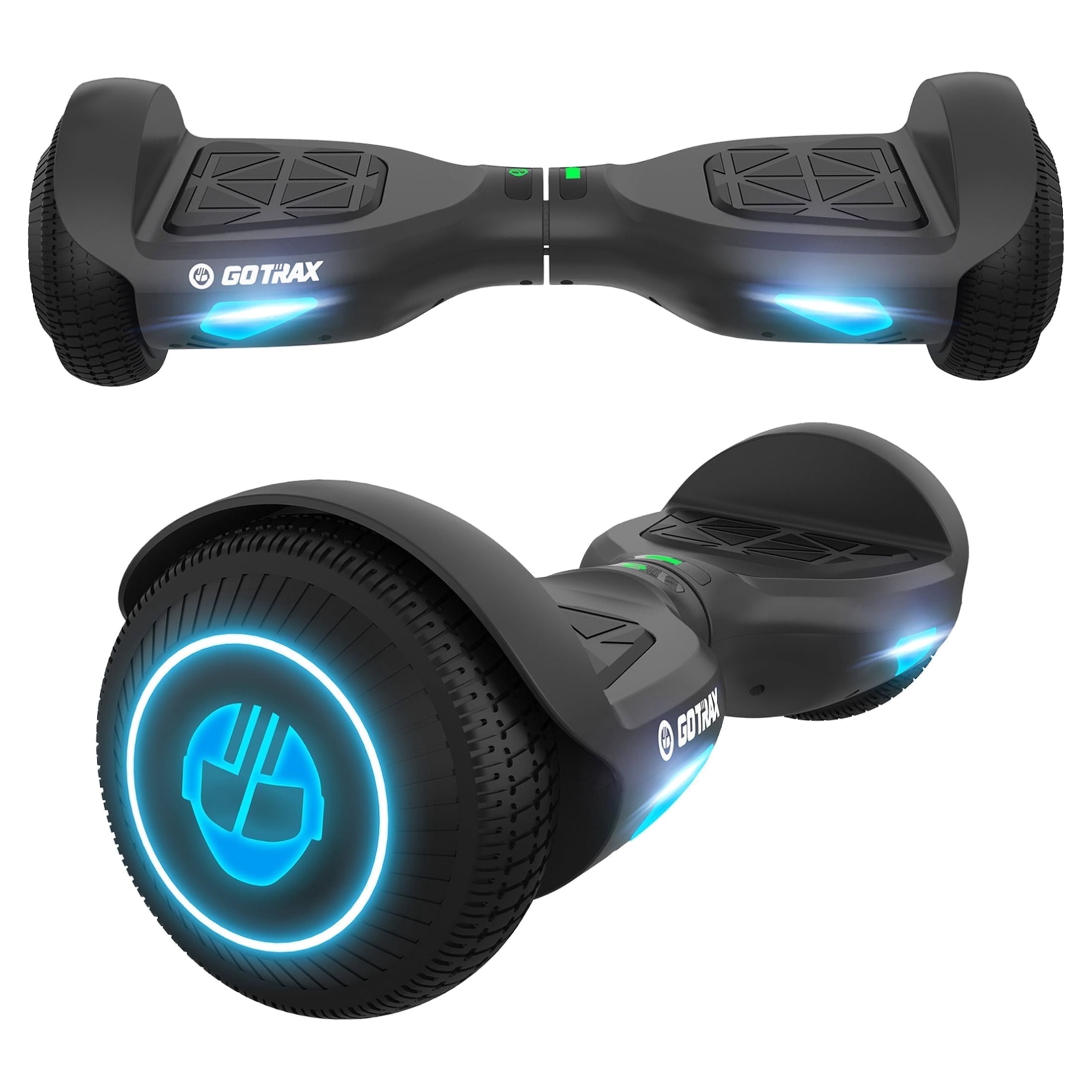 Gotrax Edge Self-Balancing Hoverboard with LED Lights and 6.5 in Tires (Black, 1 Unit) yygx9