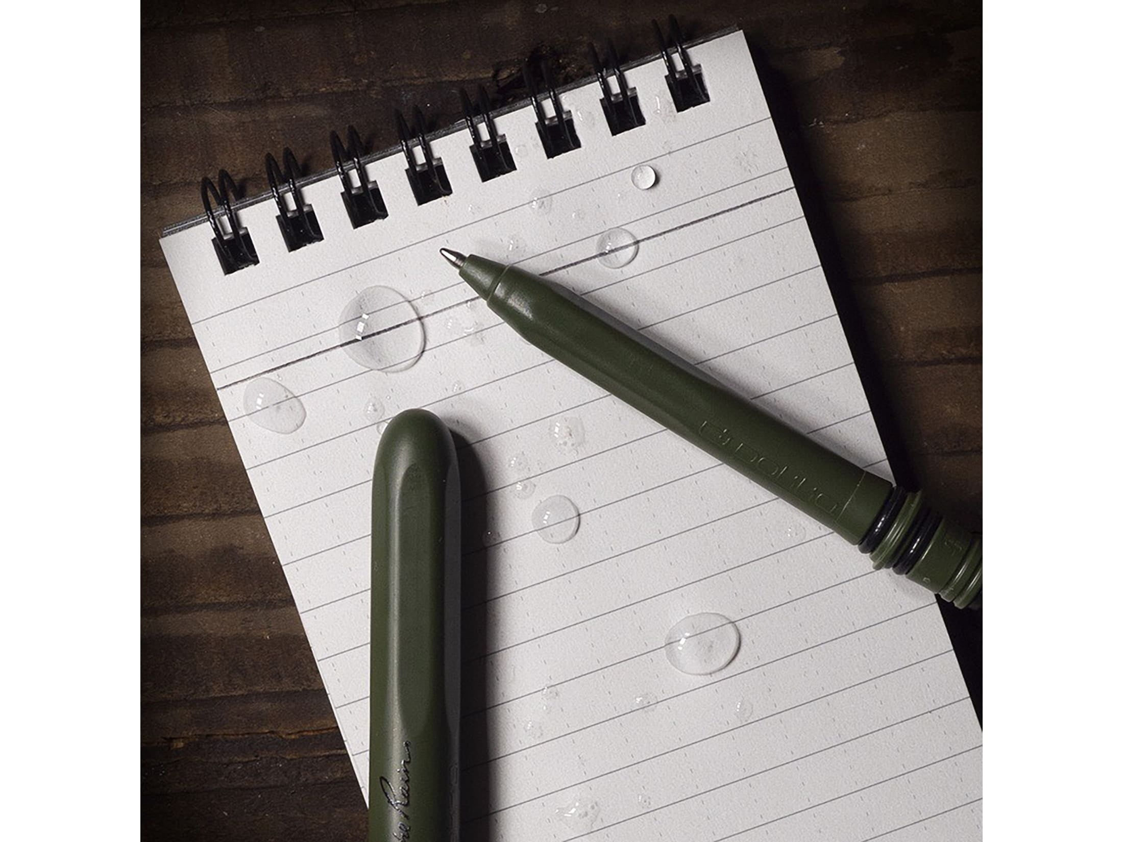 Rite in the Rain EDC Tactical Pen All-Weather Writing Instrument (Olive Drab, 2 Pack) isgnv
