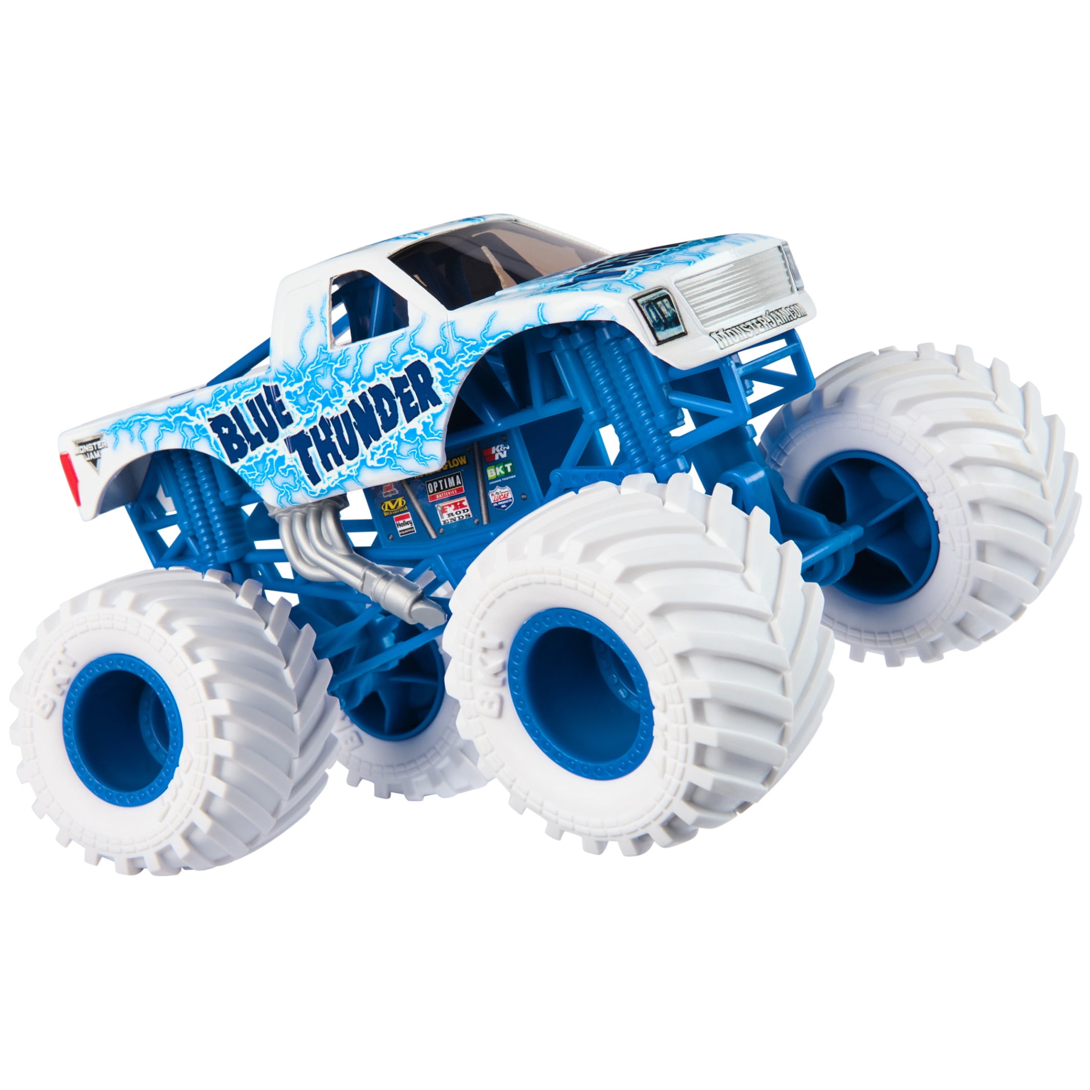 Monster Jam Official Blue Thunder Monster Truck (Blue, 1:24 Scale) bcvri