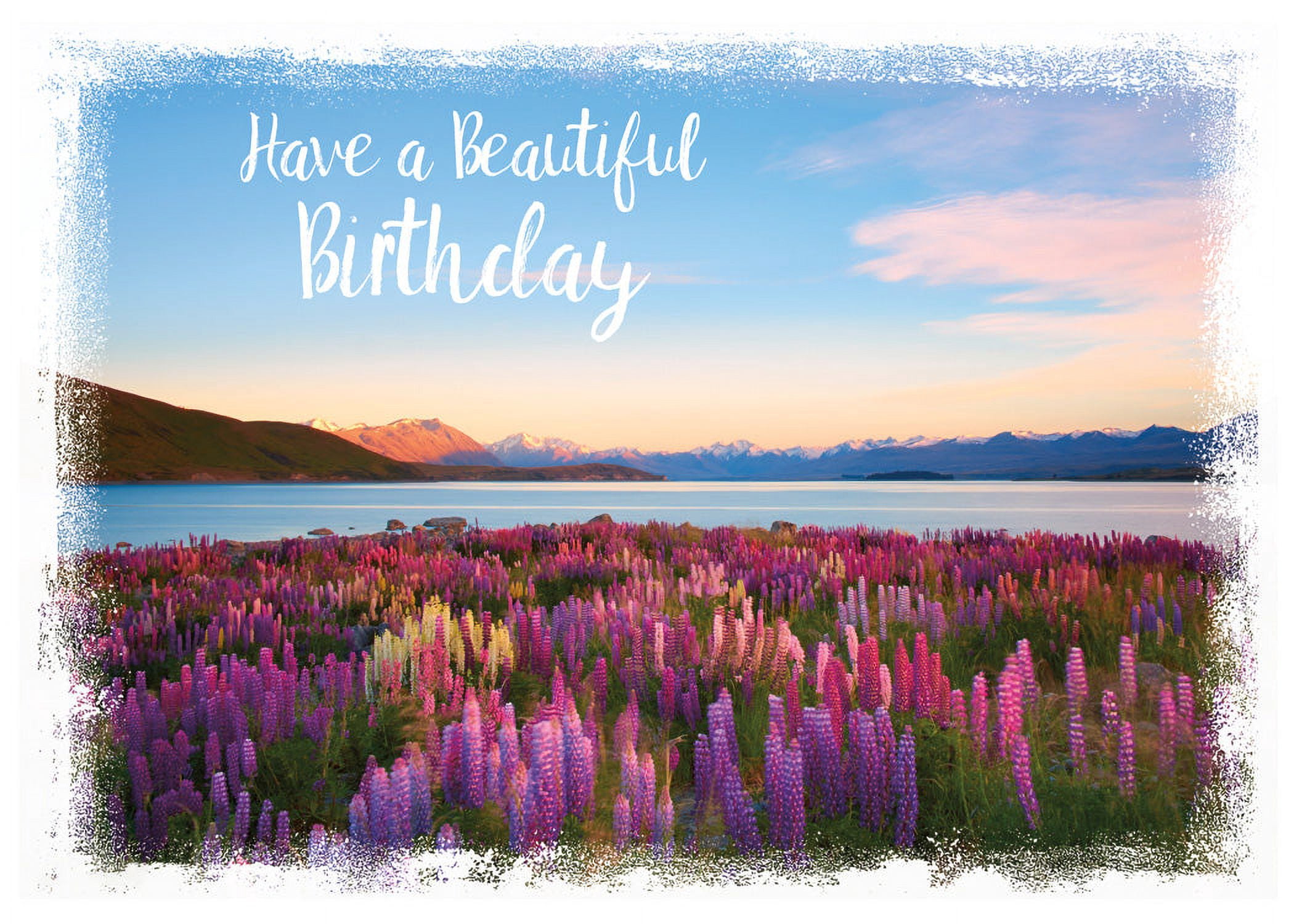 Warner Press Birthday Greeting Cards Scenic Views Collection (12 Count) hti62