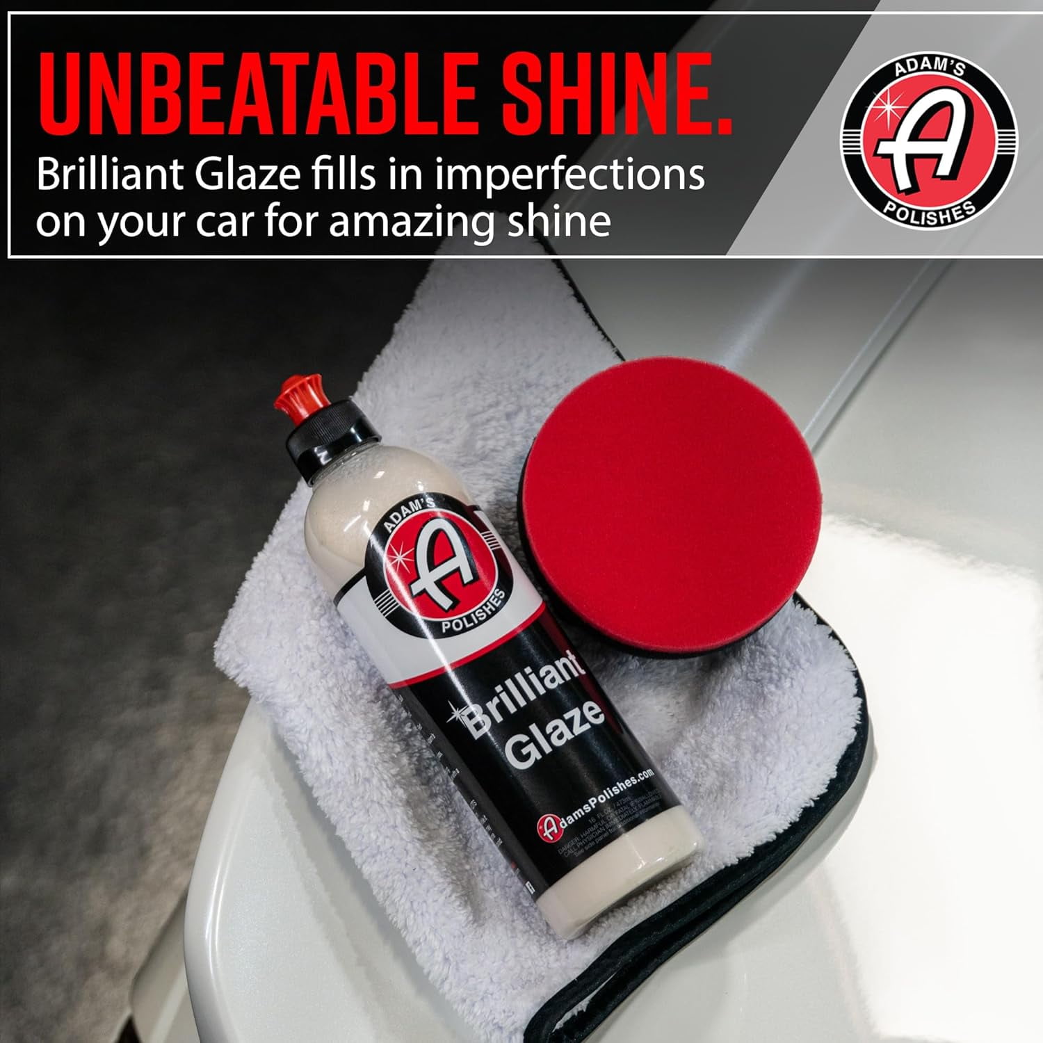 Adam's Polishes Brilliant Glaze Paint Shine Enhancer (16 oz) ibsyv