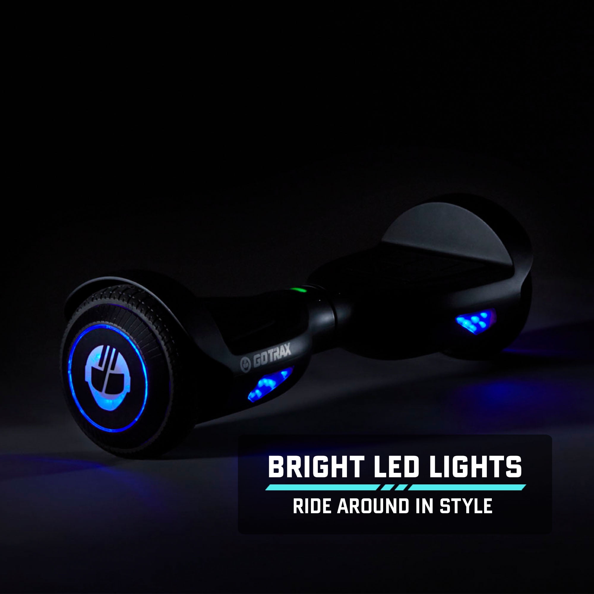 Gotrax Edge Self-Balancing Hoverboard with LED Lights and 6.5 in Tires (Black, 1 Unit) yygx9