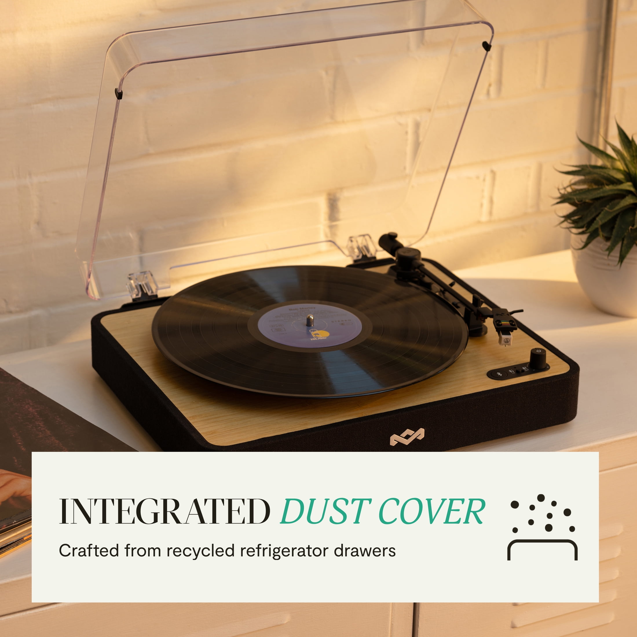 House of Marley Revolution Turntable (Black, 17 in x 14 in) k6ef2