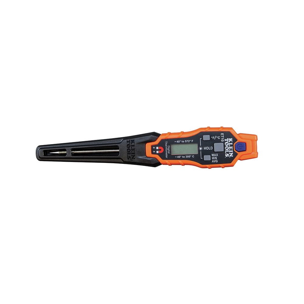Klein Tools Magnetic Digital Pocket Thermometer (Professional HVAC Temperature Tester) f77ic