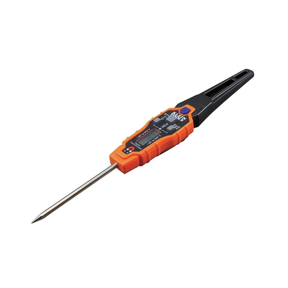 Klein Tools Magnetic Digital Pocket Thermometer (Professional HVAC Temperature Tester) f77ic